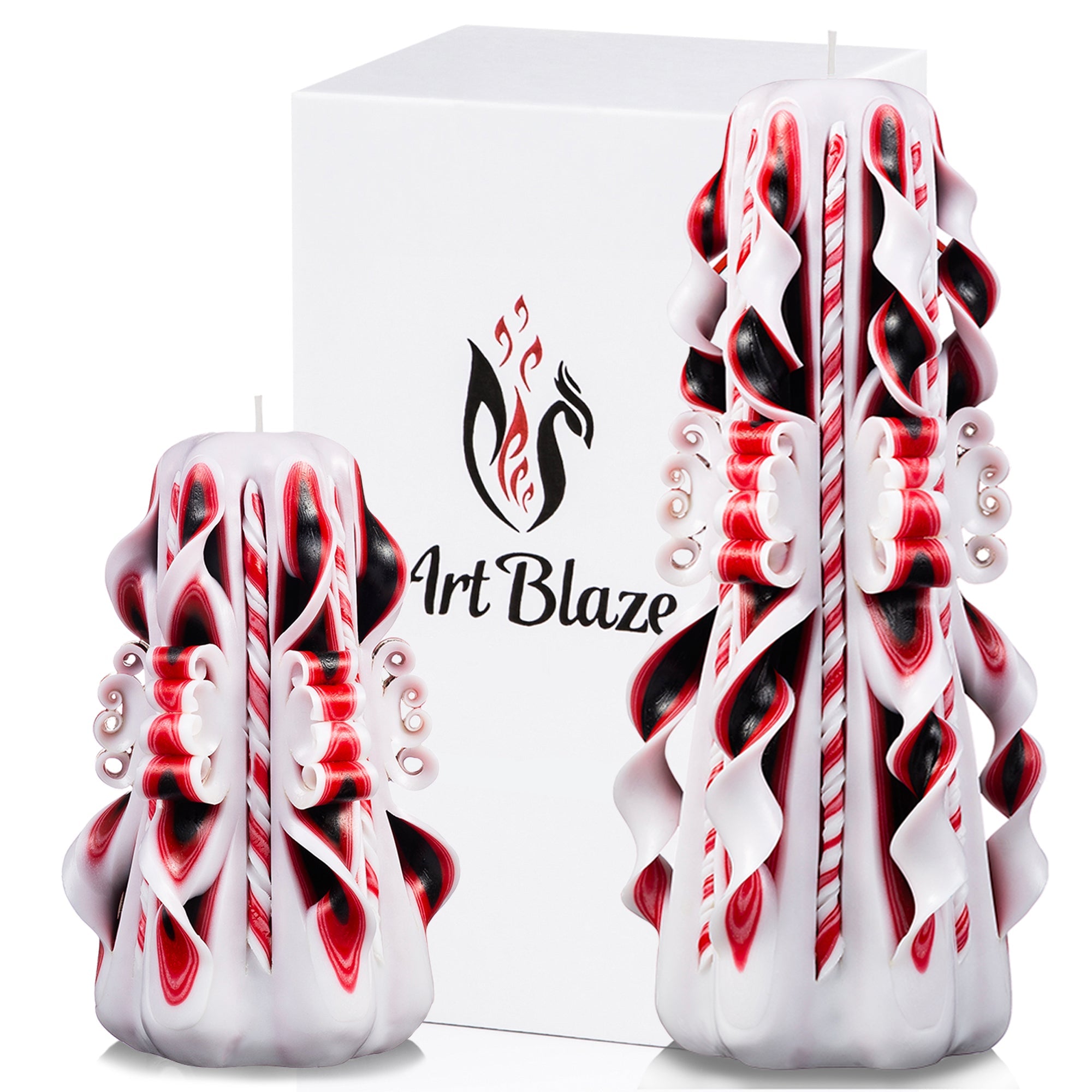 Juego de velas talladas "Cuento oriental"