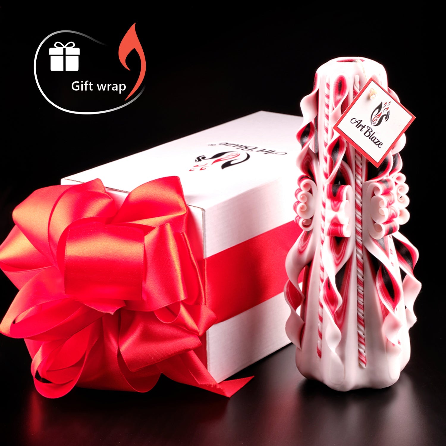 Vela tallada "Cuento oriental" grande