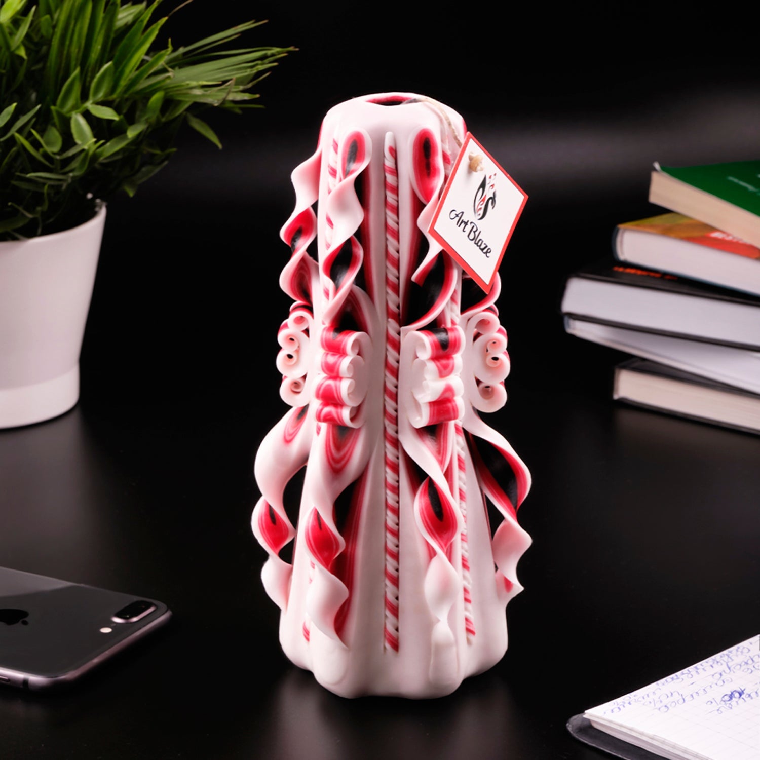 Vela tallada "Cuento oriental" grande