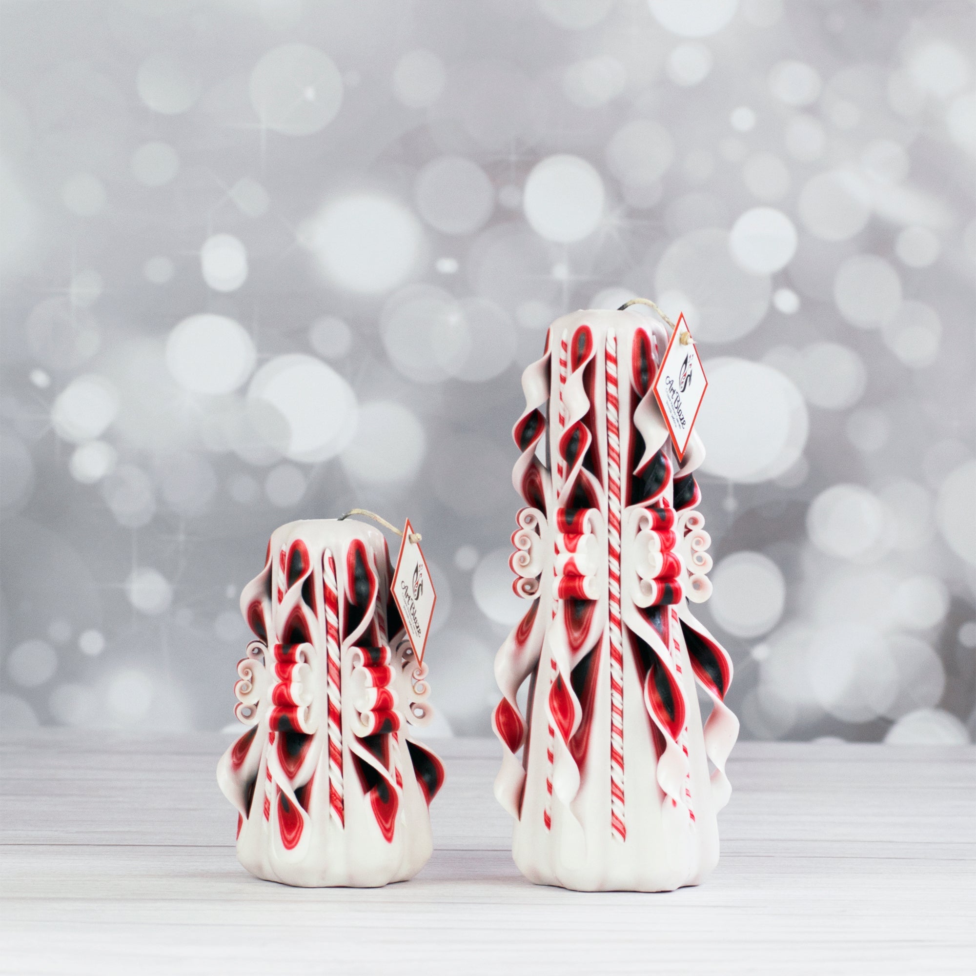 Juego de velas talladas "Cuento oriental"